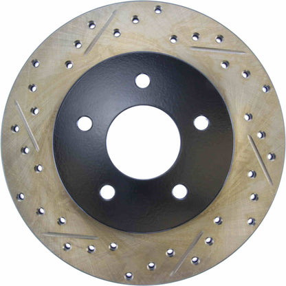 StopTech Sport Drilled & Slotted Rotor- Rear Right 127.42037R