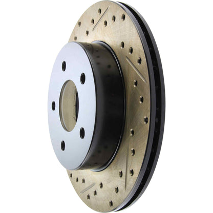 StopTech Sport Drilled & Slotted Rotor- Rear Right 127.42037R