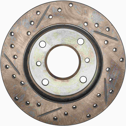 StopTech Power Slot 89-6/96 Nissan 240SX Slotted & Drilled Left Front Rotor 127.42040L