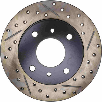 StopTech Power Slot 89-6/96 Nissan 240SX Slotted & Drilled Left Front Rotor 127.42040L
