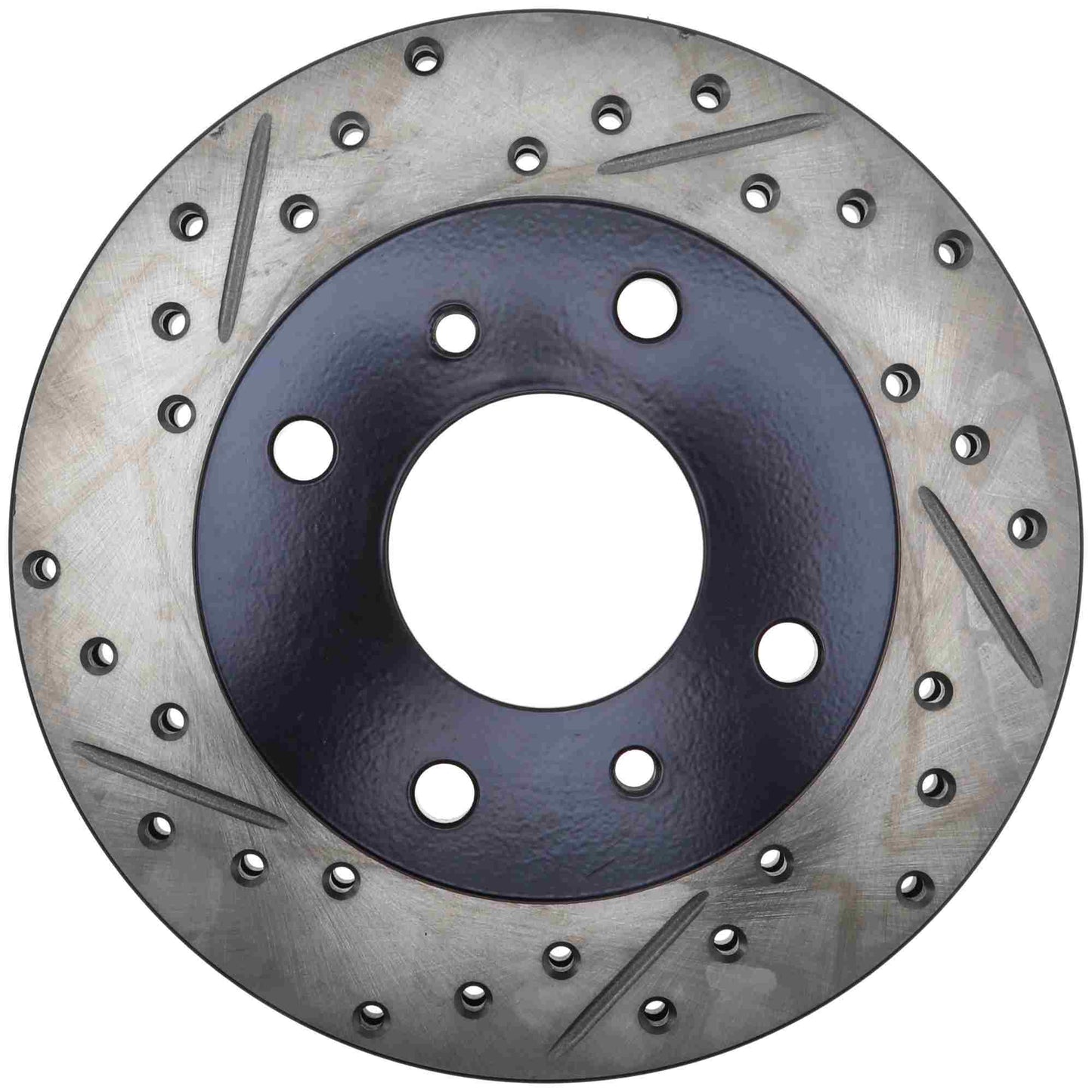 StopTech Power Slot 89-6/96 Nissan 240SX Slotted & Drilled Right Front Rotor 127.42040R
