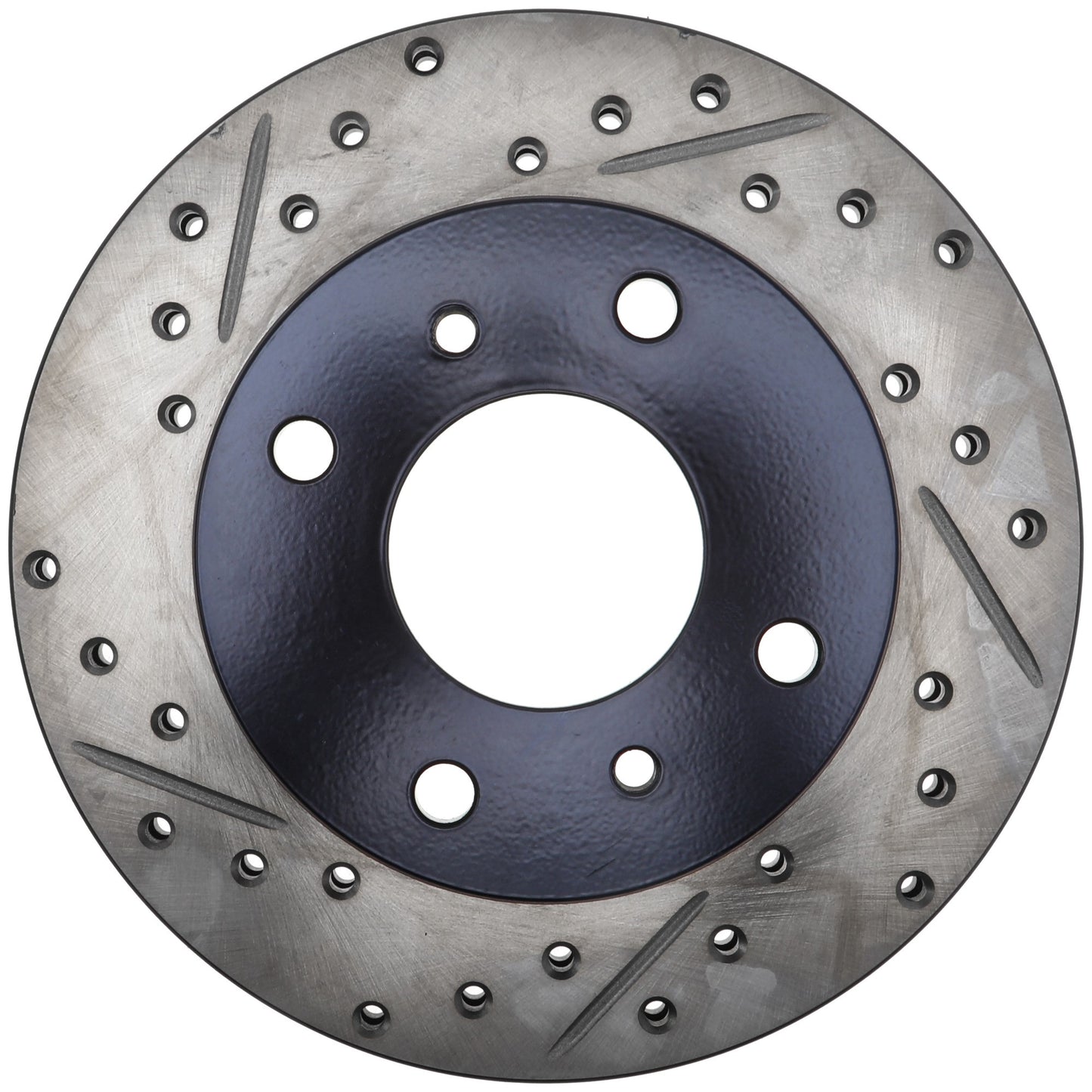 StopTech Power Slot 89-6/96 Nissan 240SX Slotted & Drilled Right Front Rotor 127.42040R
