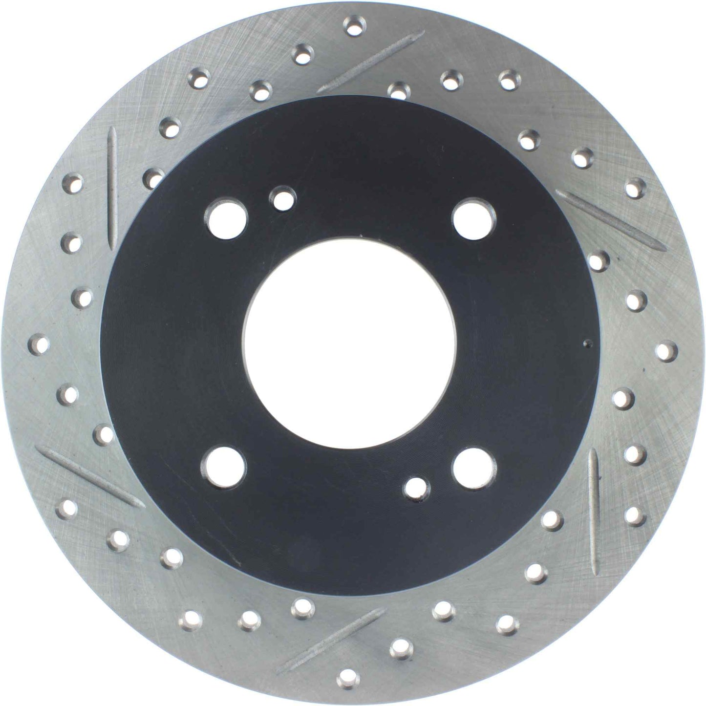 StopTech Sport Drilled/Slotted Brake Rotor; Rear Left