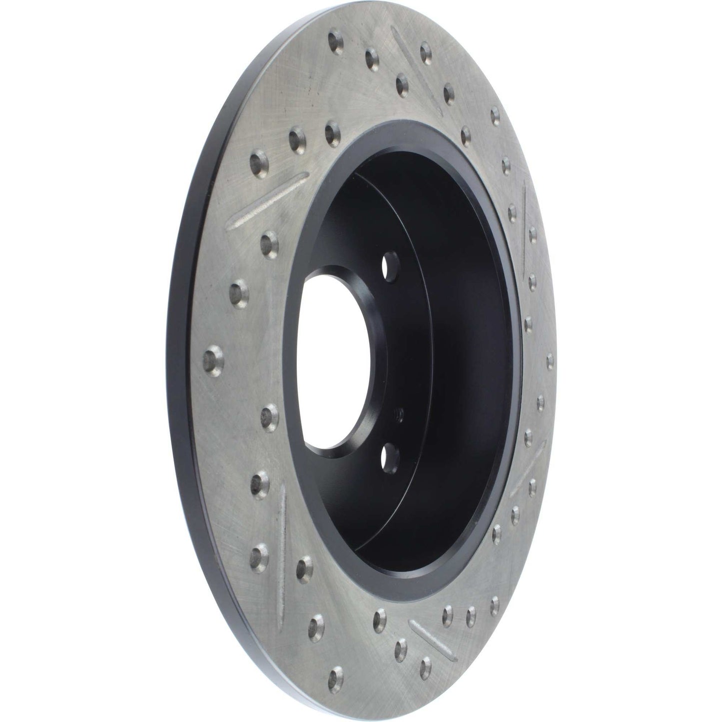 StopTech Sport Drilled/Slotted Brake Rotor; Rear Left