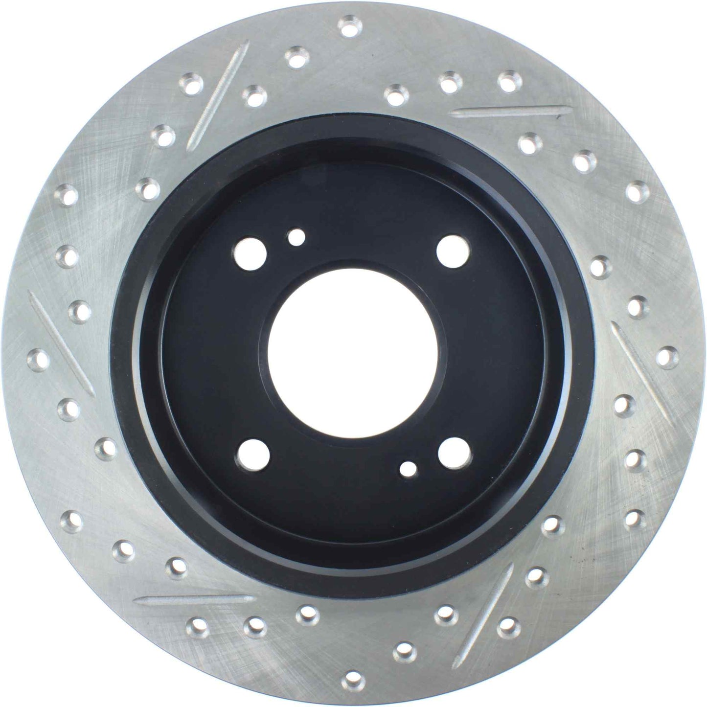 StopTech Sport Drilled/Slotted Brake Rotor; Rear Right