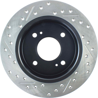 StopTech Sport Drilled/Slotted Brake Rotor; Rear Right