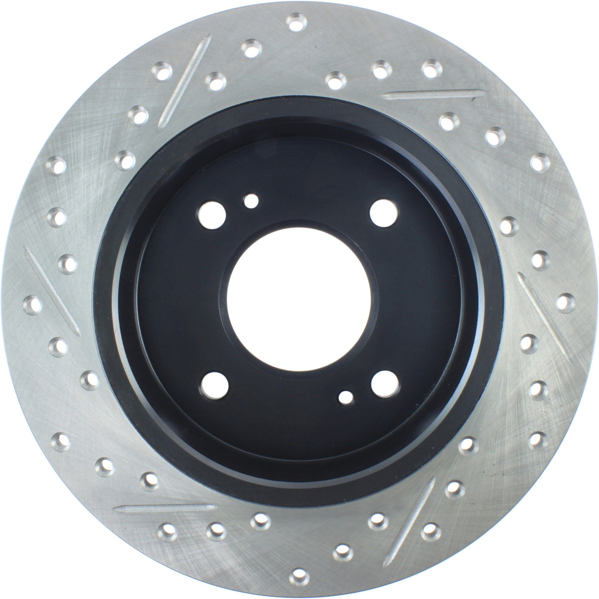 StopTech Sport Drilled/Slotted Brake Rotor; Rear Right
