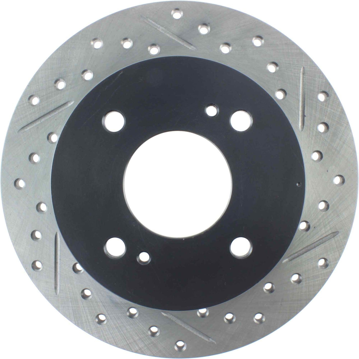 StopTech Sport Drilled/Slotted Brake Rotor; Rear Right