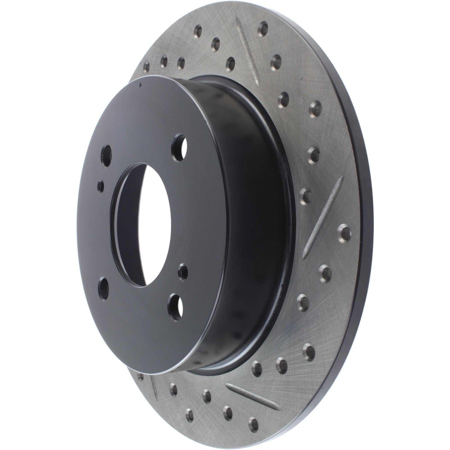 StopTech Sport Drilled/Slotted Brake Rotor; Rear Right