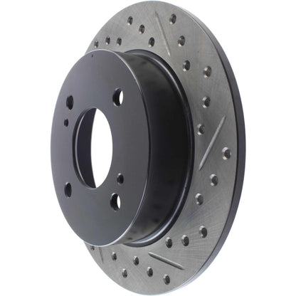 StopTech Sport Drilled/Slotted Brake Rotor; Rear Right