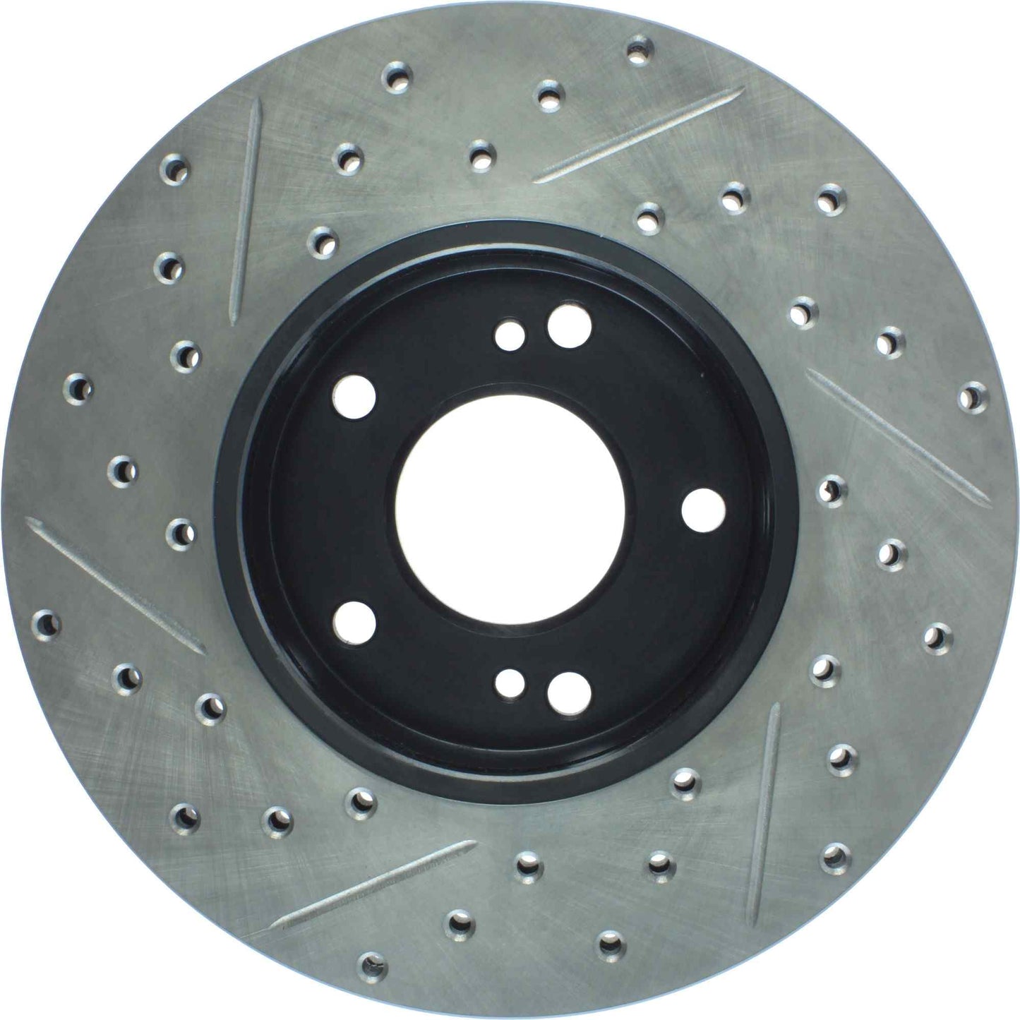 StopTech Sport Drilled/Slotted Brake Rotor; Front Left