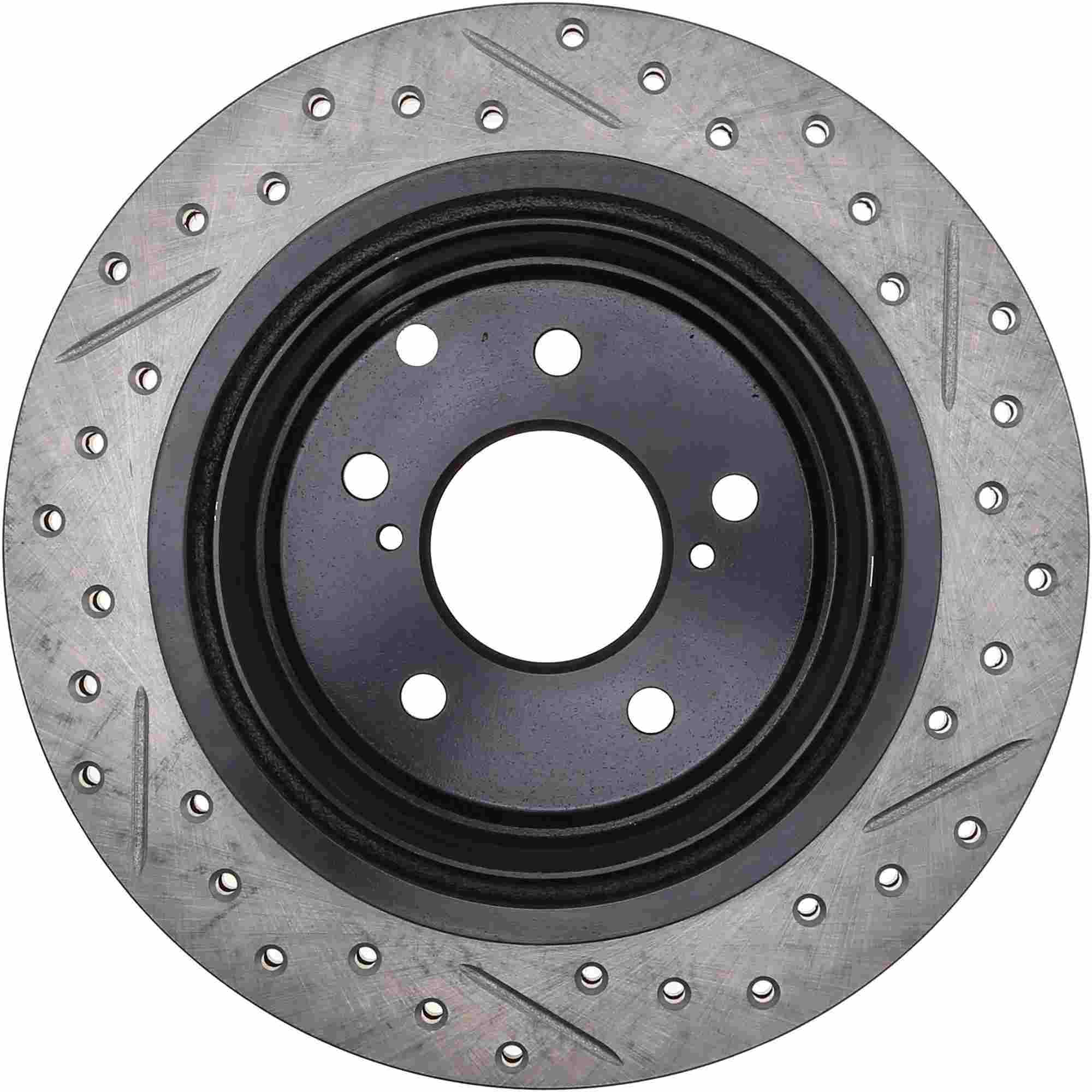 StopTech Sport Cryo Drilled/Slotted Brake Rotor; Rear Right