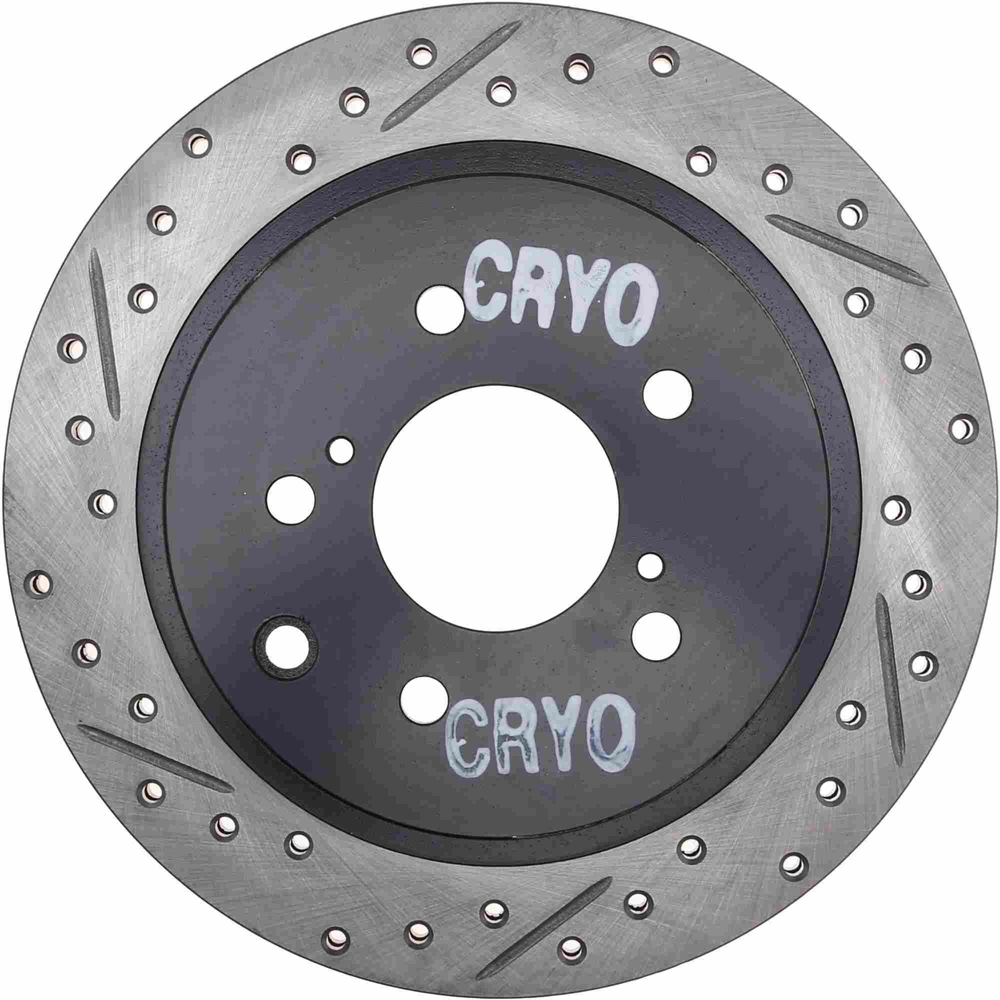 StopTech Sport Cryo Drilled/Slotted Brake Rotor; Rear Right