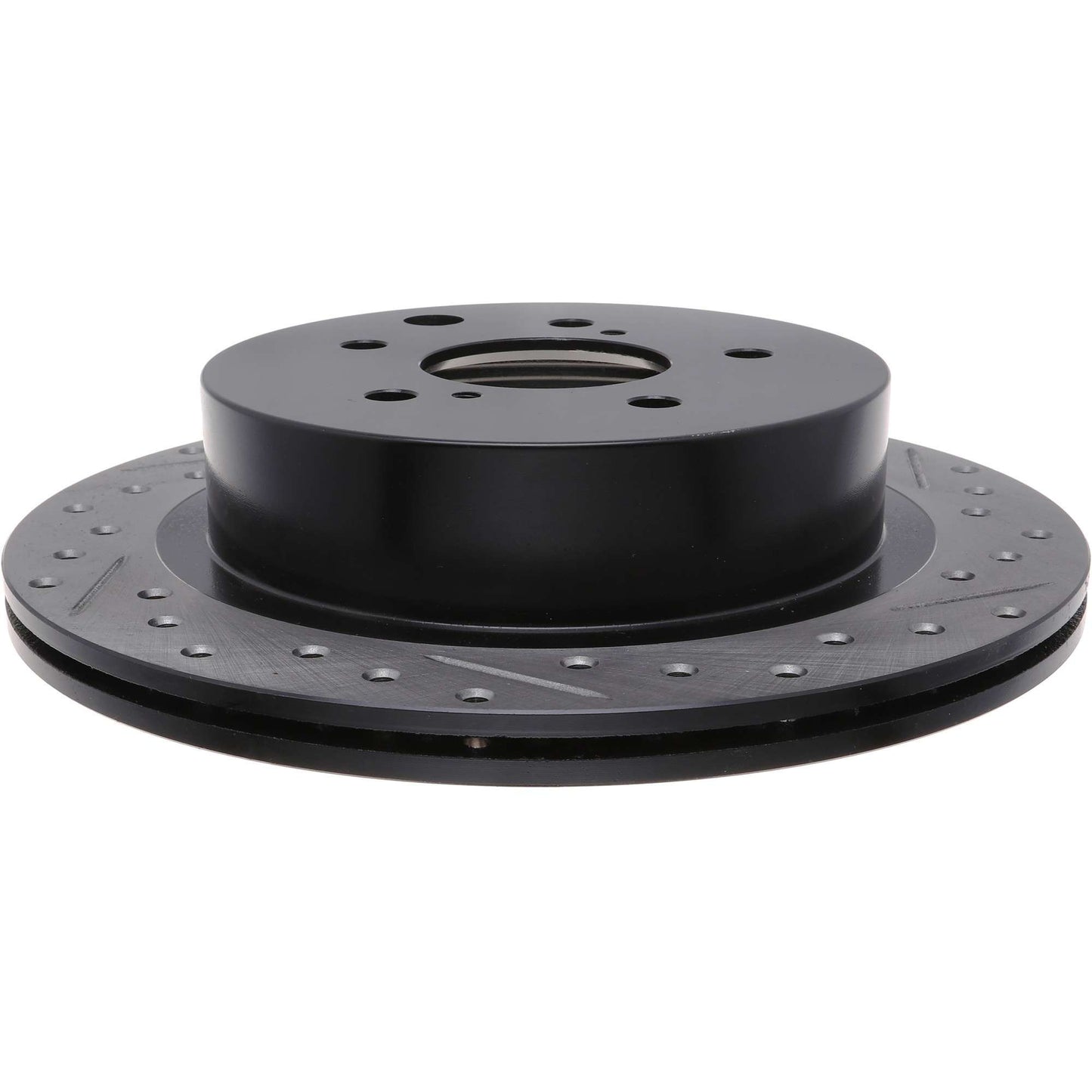 StopTech Power Slot 6/89-96 Nissan 300ZX Slotted & Drilled Left Rear Rotor 127.42047L