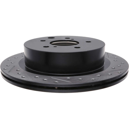 StopTech Power Slot 6/89-96 Nissan 300ZX Slotted & Drilled Left Rear Rotor 127.42047L