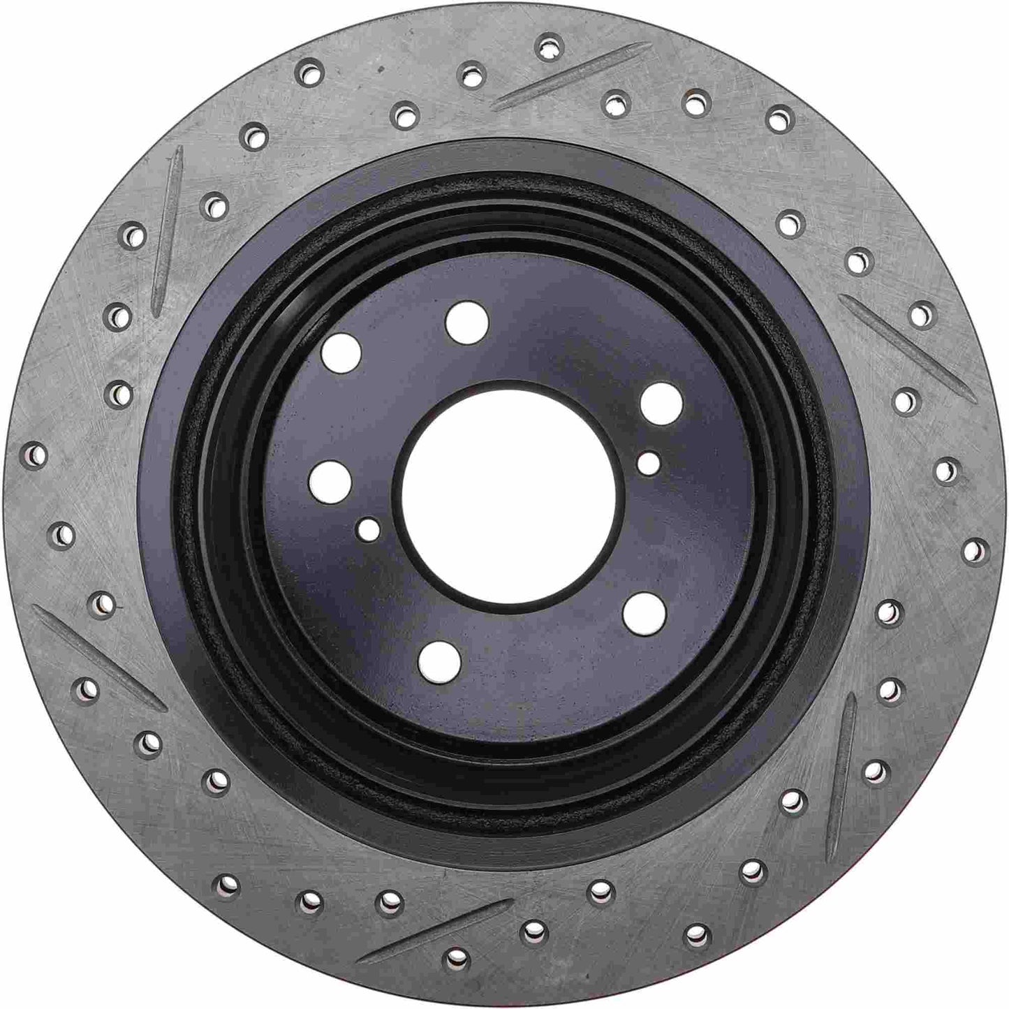 StopTech Power Slot 6/89-96 Nissan 300ZX Slotted & Drilled Left Rear Rotor 127.42047L