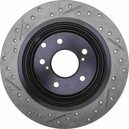 StopTech Power Slot 6/89-96 Nissan 300ZX Slotted & Drilled Left Rear Rotor 127.42047L