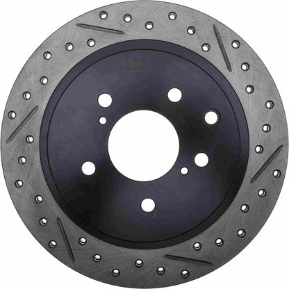 StopTech Power Slot 6/89-96 Nissan 300ZX Slotted & Drilled Left Rear Rotor 127.42047L