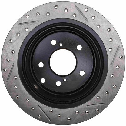 StopTech Power Slot 6/89-96 Nissan 300ZX Slotted & Drilled Right Rear Rotor 127.42047R