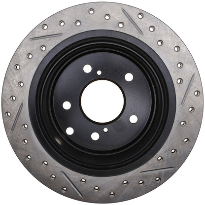 StopTech Power Slot 6/89-96 Nissan 300ZX Slotted & Drilled Right Rear Rotor 127.42047R