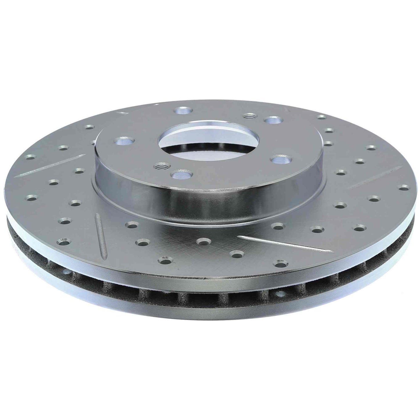 StopTech Power Slot 6/89-96 Nissan 300ZX Slotted & Drilled Left Front Rotor 127.42050L
