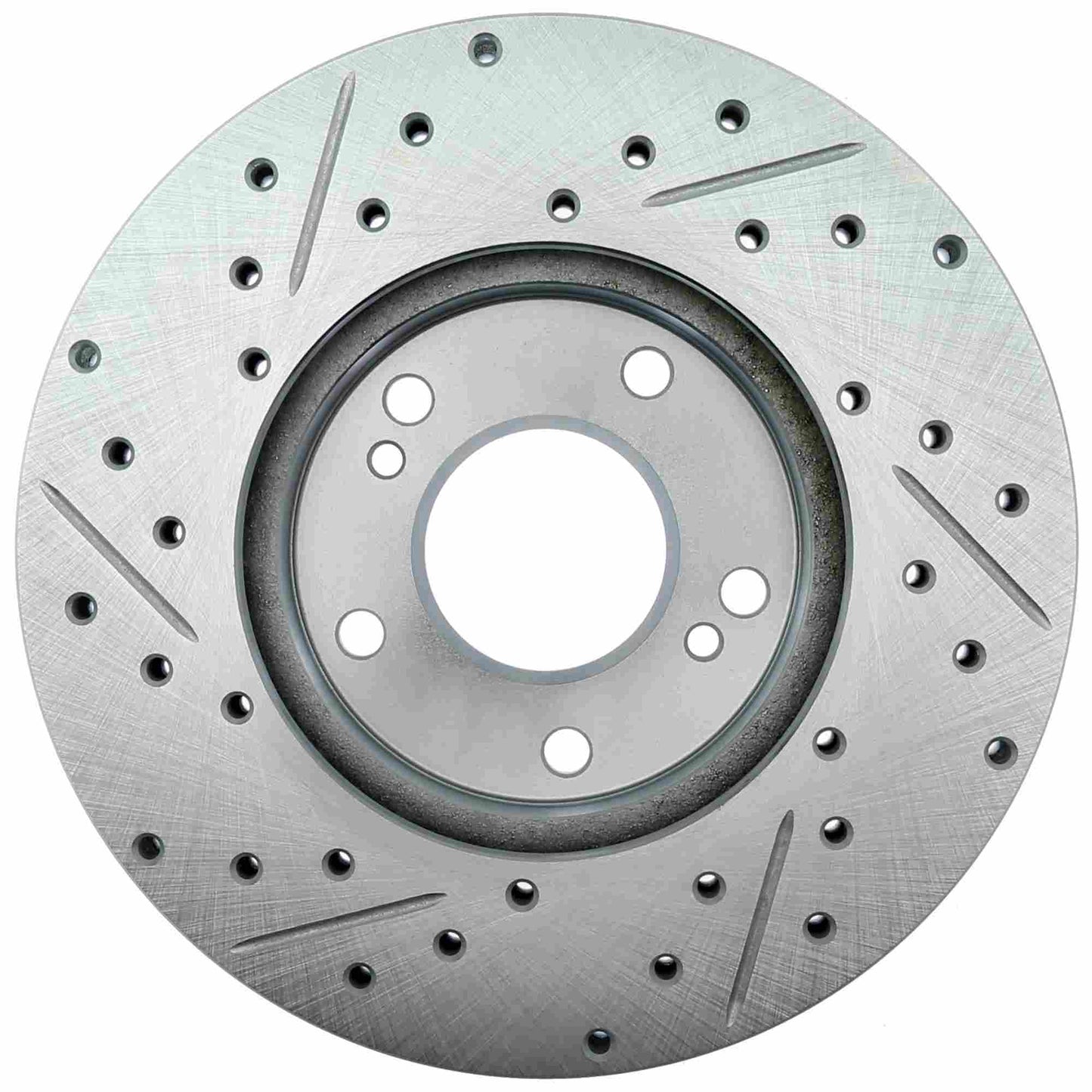 StopTech Power Slot 6/89-96 Nissan 300ZX Slotted & Drilled Left Front Rotor 127.42050L