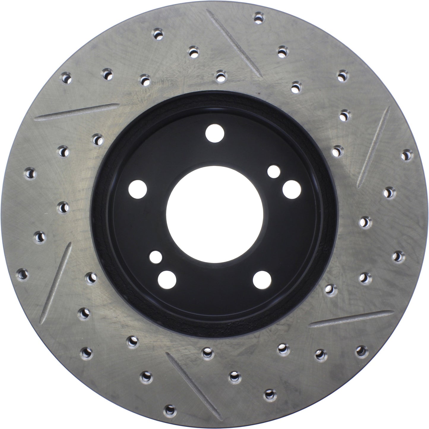 StopTech Power Slot 6/89-96 Nissan 300ZX Slotted & Drilled Right Front Rotor 127.42050R