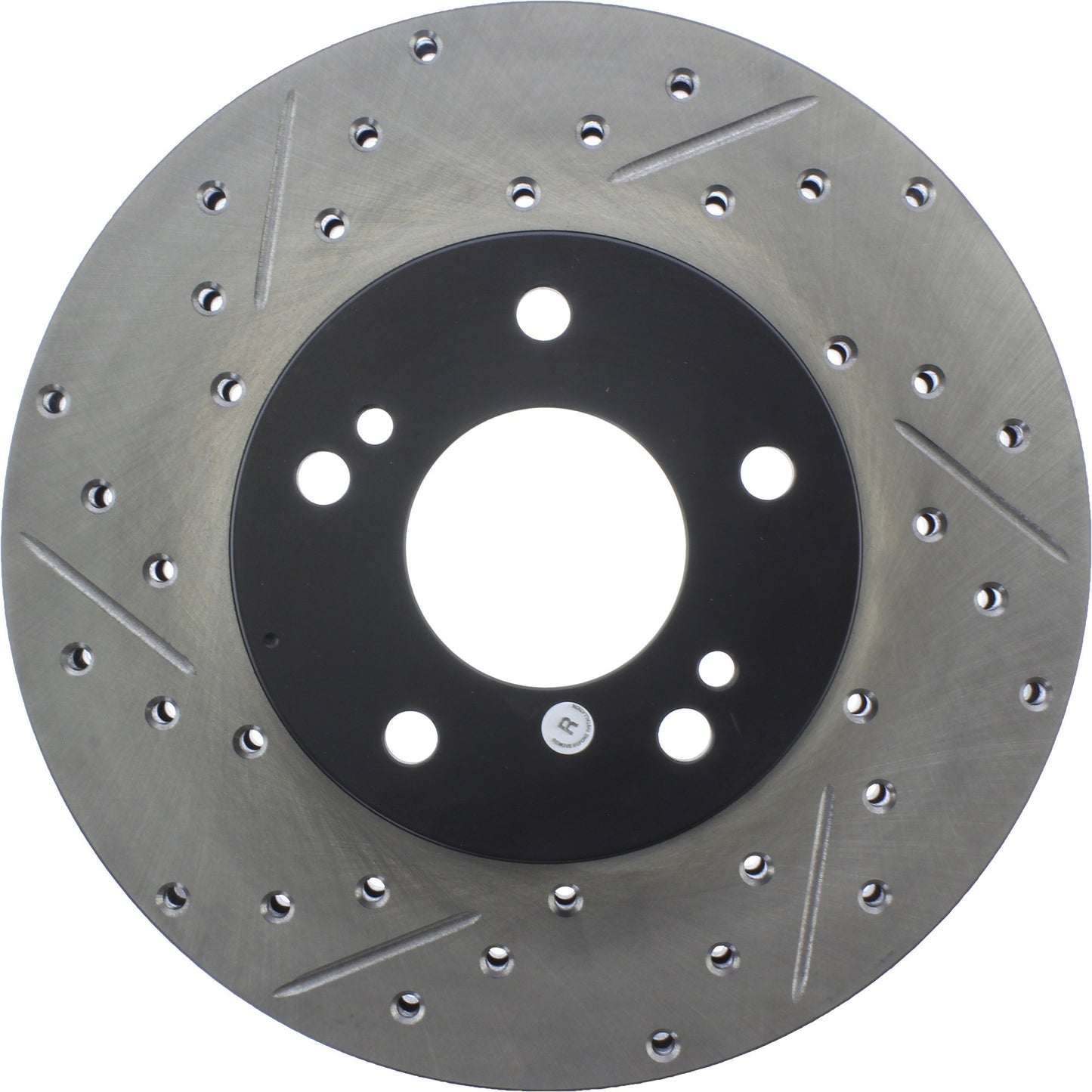 StopTech Power Slot 6/89-96 Nissan 300ZX Slotted & Drilled Right Front Rotor 127.42050R