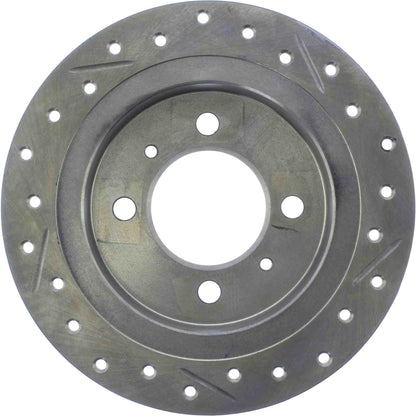 StopTech Sport Cryo Drilled/Slotted Brake Rotor; Rear Right