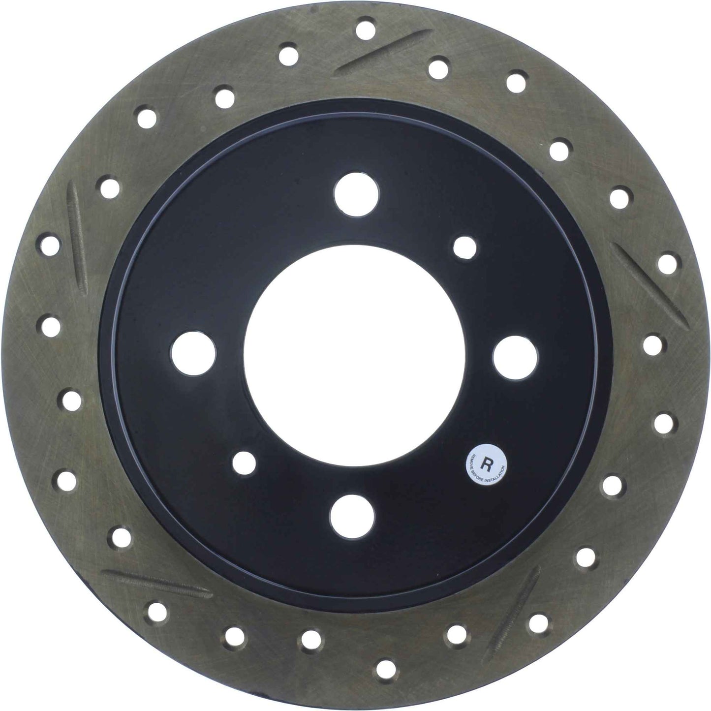 StopTech Sport Cryo Drilled/Slotted Brake Rotor; Rear Right
