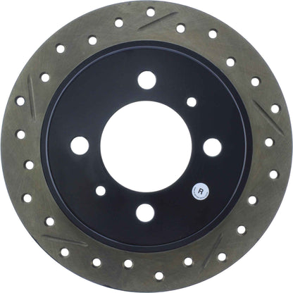 StopTech Sport Cryo Drilled/Slotted Brake Rotor; Rear Right