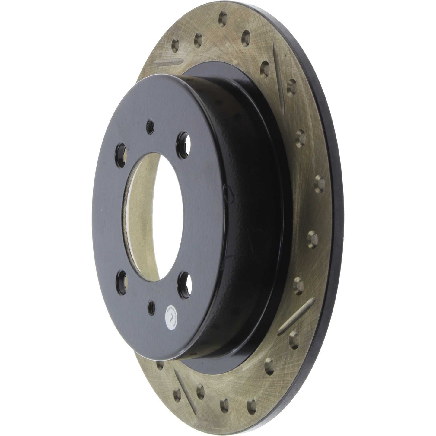 StopTech 95-99 Nissan 200SX / 91-99 Sentra (Exc Wagon) Slotted & Drilled Left Rear Rotor 127.42054L