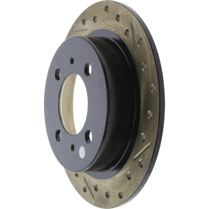 StopTech 95-99 Nissan 200SX / 91-99 Sentra (Exc Wagon) Slotted & Drilled Left Rear Rotor 127.42054L