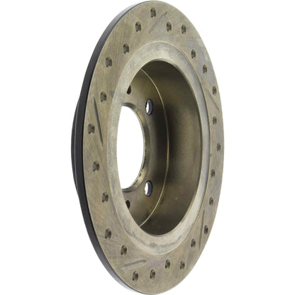 StopTech 95-99 Nissan 200SX / 91-99 Sentra (Exc Wagon) Slotted & Drilled Left Rear Rotor 127.42054L