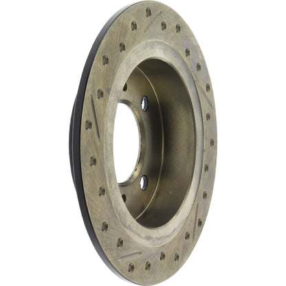 StopTech 95-99 Nissan 200SX / 91-99 Sentra (Exc Wagon) Slotted & Drilled Left Rear Rotor 127.42054L