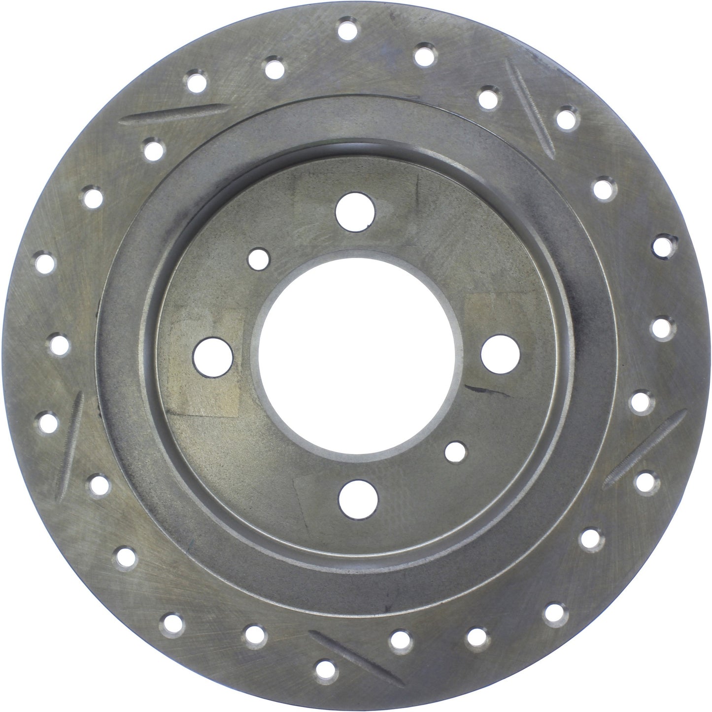StopTech 95-99 Nissan 200SX / 91-99 Sentra (Exc Wagon) Slotted & Drilled Right Rear Rotor 127.42054R