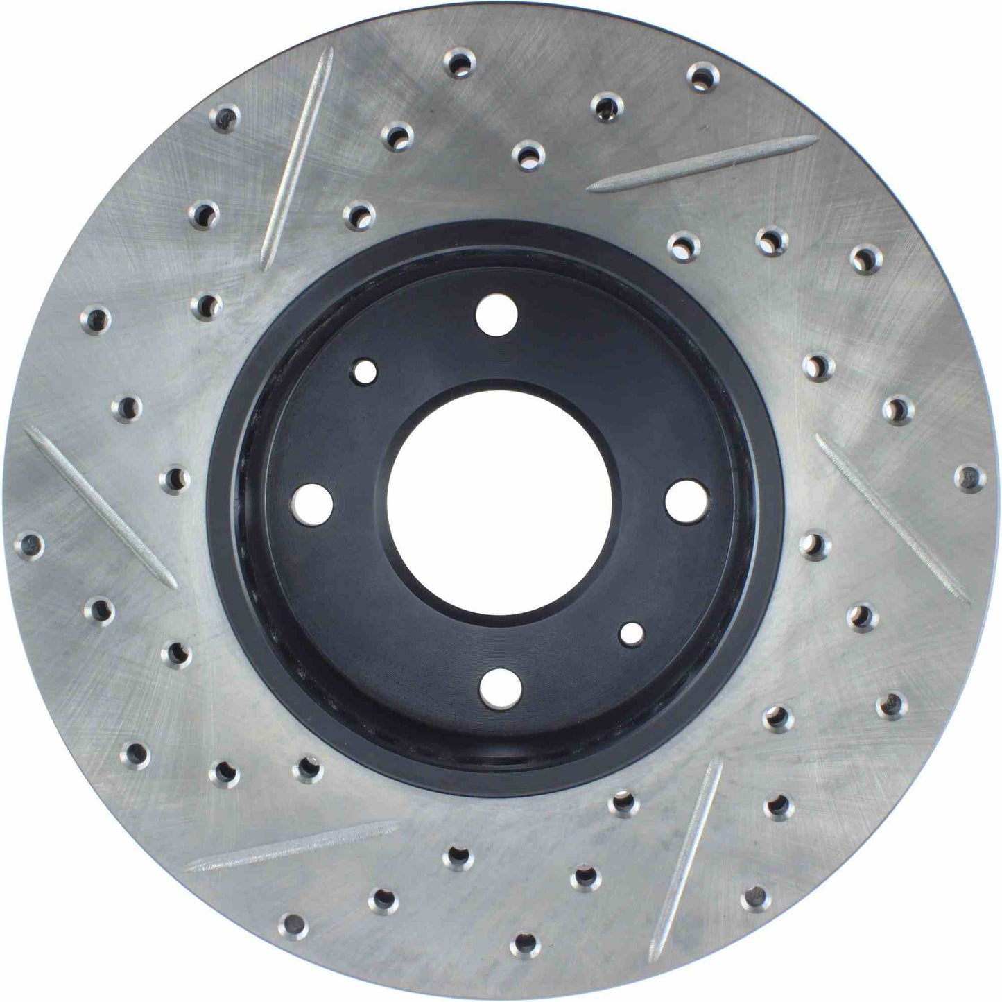 StopTech Sport Drilled/Slotted Brake Rotor; Front Left
