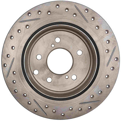 StopTech Slotted & Drilled Sport Brake Rotor 127.42058R