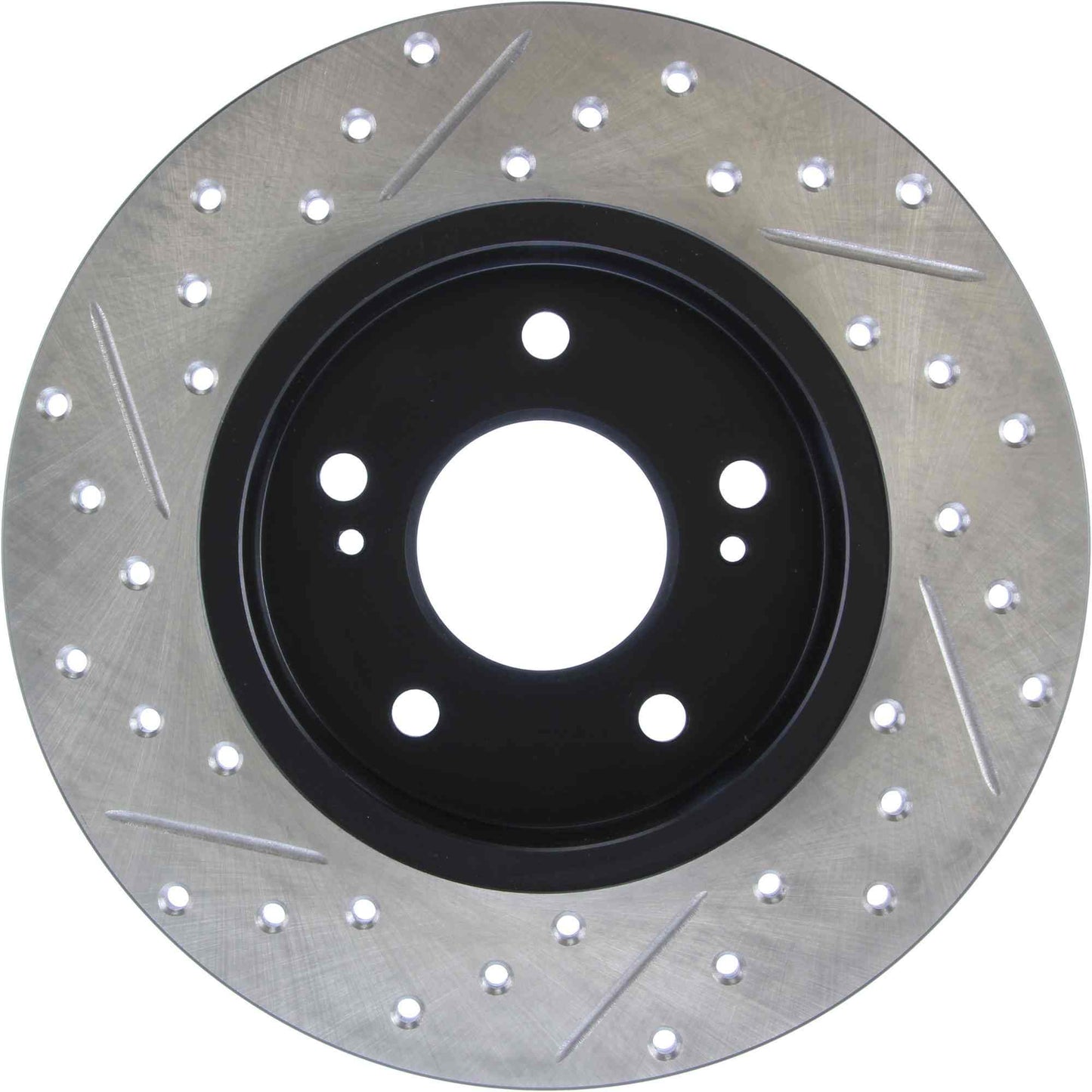 StopTech Sport Drilled/Slotted Brake Rotor; Rear Left