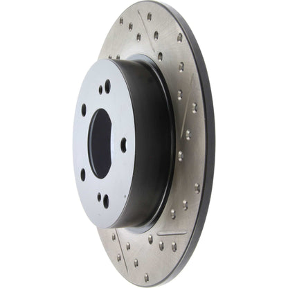 StopTech Sport Drilled/Slotted Brake Rotor; Rear Left