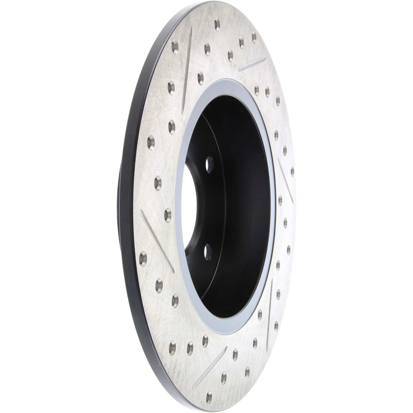 StopTech Sport Drilled/Slotted Brake Rotor; Rear Left