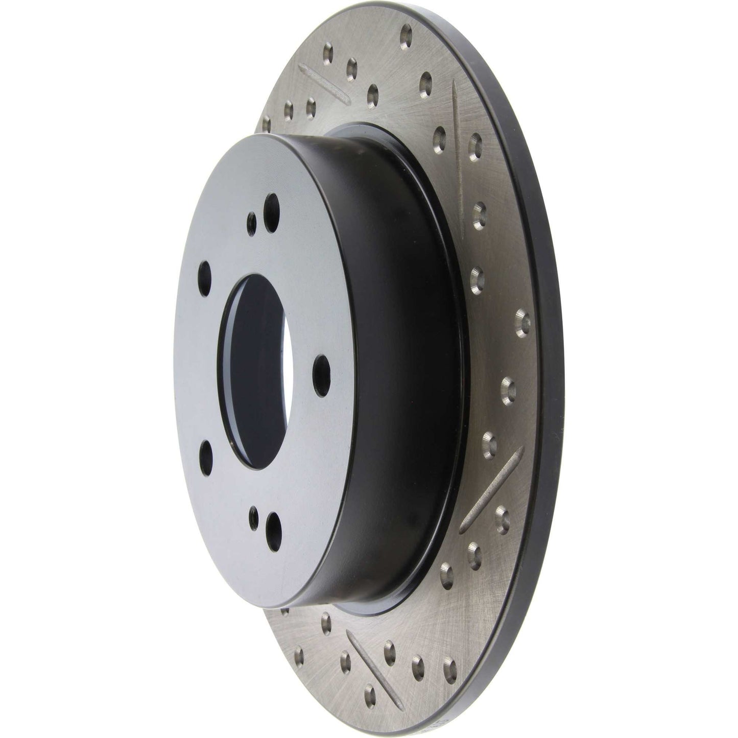 StopTech Sport Drilled/Slotted Brake Rotor; Rear Left