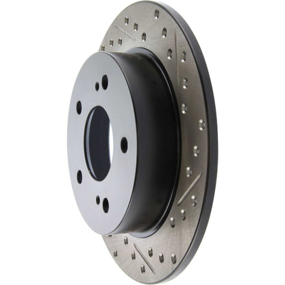 StopTech Sport Drilled/Slotted Brake Rotor; Rear Left