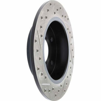 StopTech Sport Drilled/Slotted Brake Rotor; Rear Left