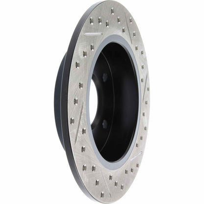 StopTech Sport Drilled/Slotted Brake Rotor; Rear Right