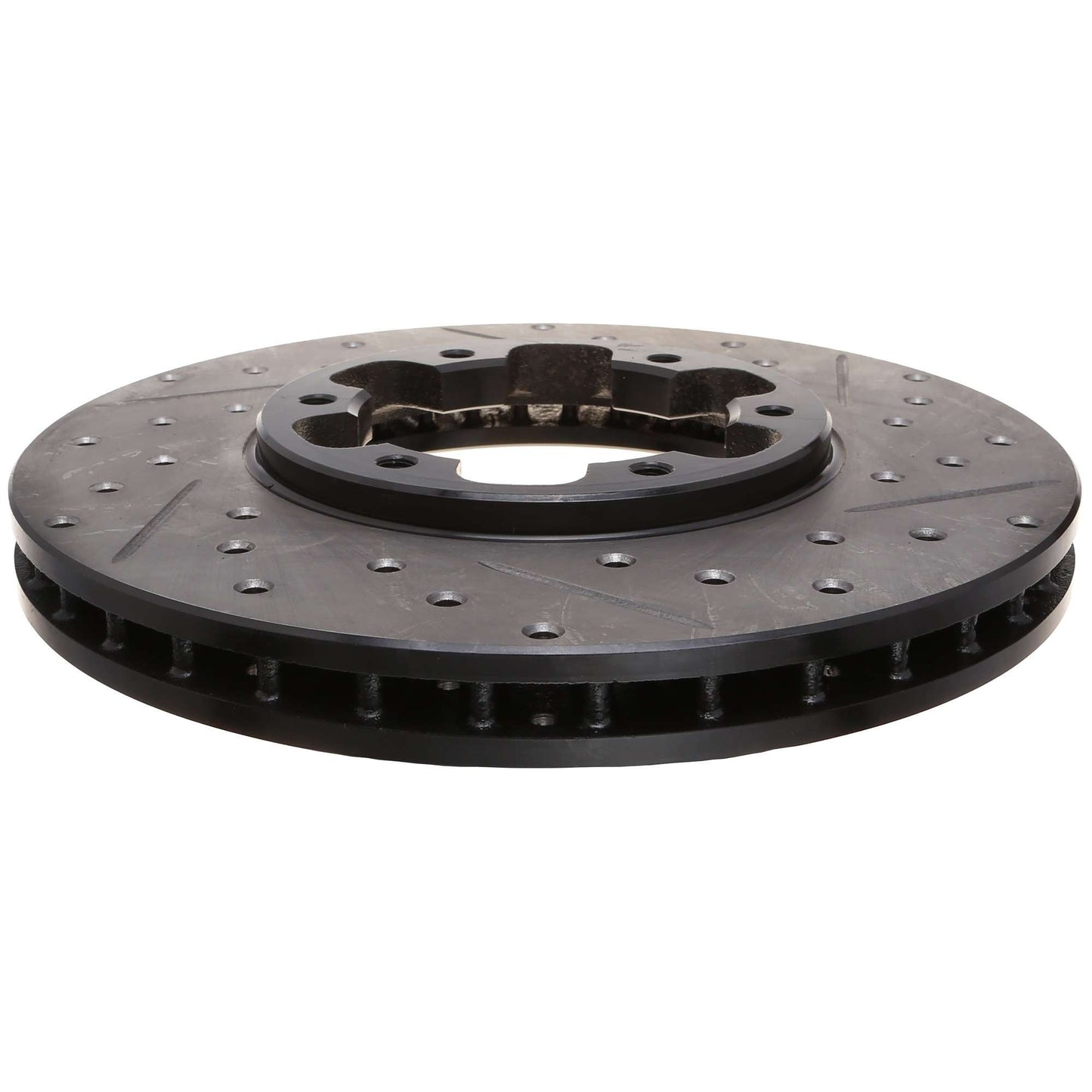 StopTech Sport Drilled/Slotted Brake Rotor; Front Left