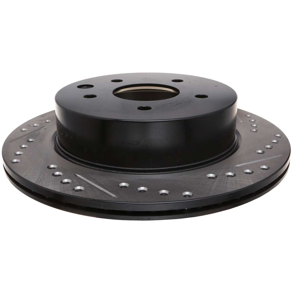StopTech Sport Drilled/Slotted Brake Rotor; Rear Left