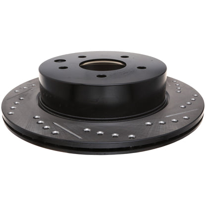 StopTech Sport Drilled/Slotted Brake Rotor; Rear Left