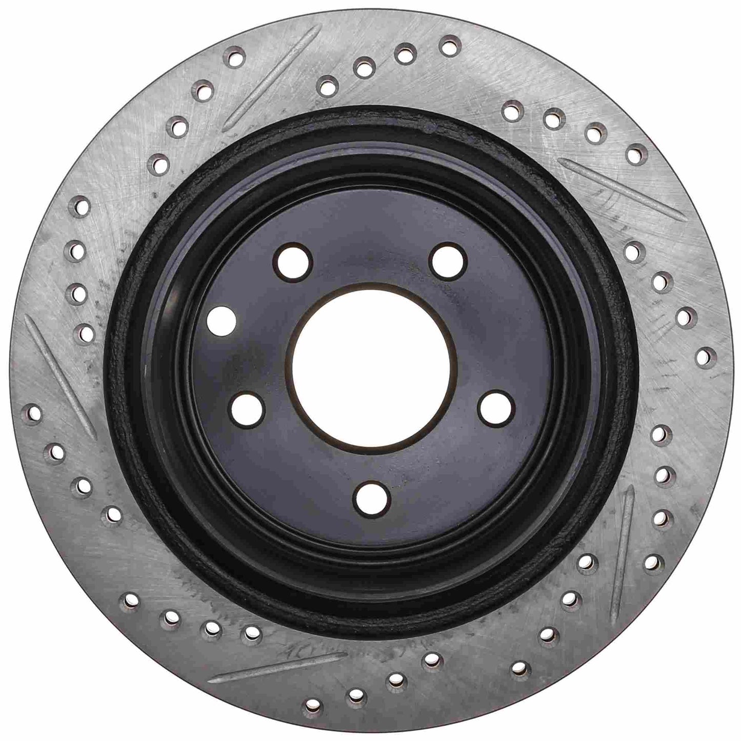 StopTech Sport Drilled/Slotted Brake Rotor; Rear Left