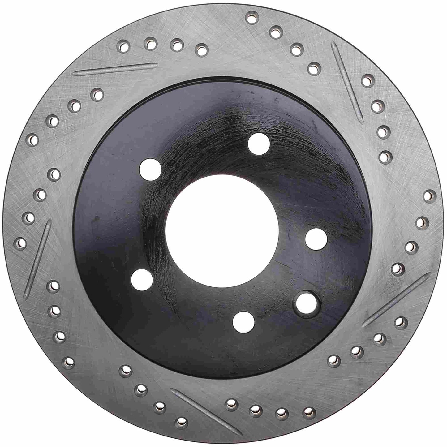 StopTech Sport Drilled/Slotted Brake Rotor; Rear Left